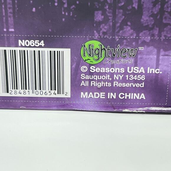 Vintage Nightview Seasons Corpse With Spinning Eyeball Fountain Halloween Decor - Picture 8 of 11